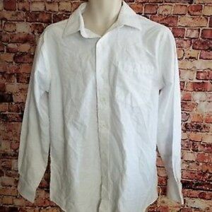George White Tweed Dress Shirt Size M
